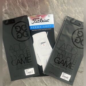 2 GFORE men’s golf glove left hand XL men’s 1 titlest xl left hand